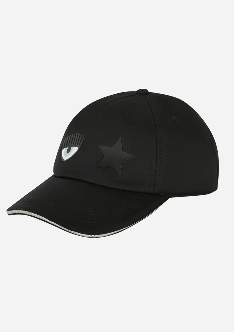 Baseball CAP Eye Star Black Chiara Ferragni