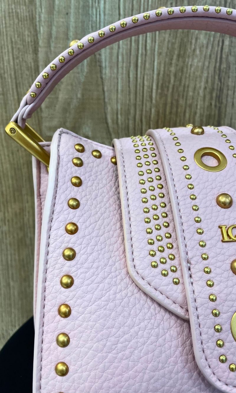 Borsa Studs small pink - La Carrie