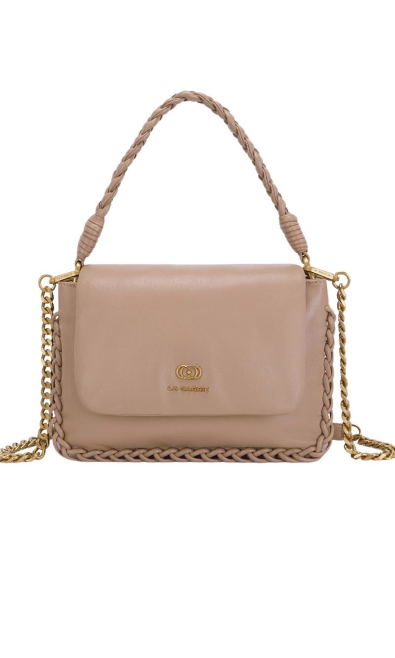 Borsa a mano Curly beige - La Carrie