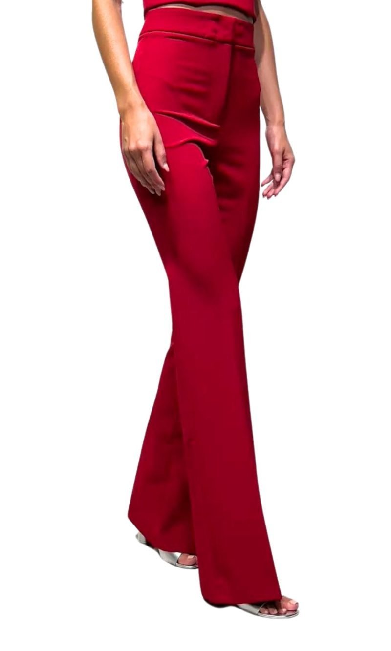 Pantalone Regular Basic rosso cardinale- Silence Limited -