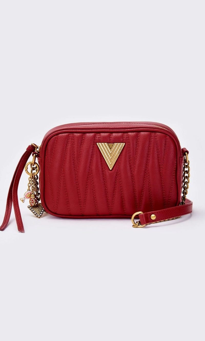 Borsa Soho con Charms bordeaux - Vicolo