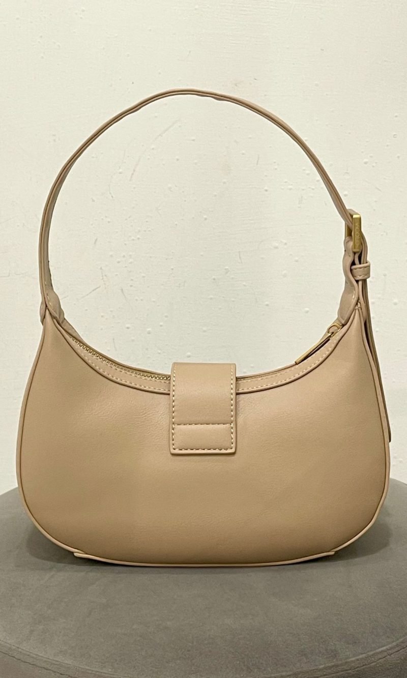 Borsa mezza luna Swing beige - Vicolo