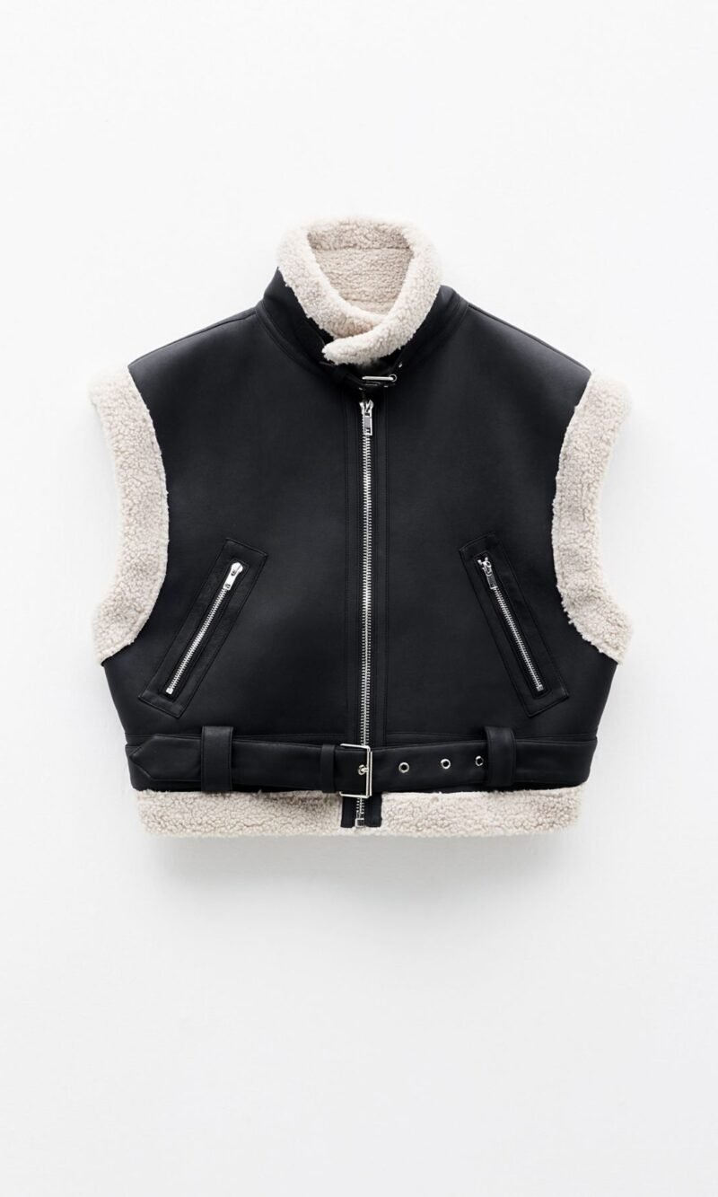 Gilet montone nero - Eleh