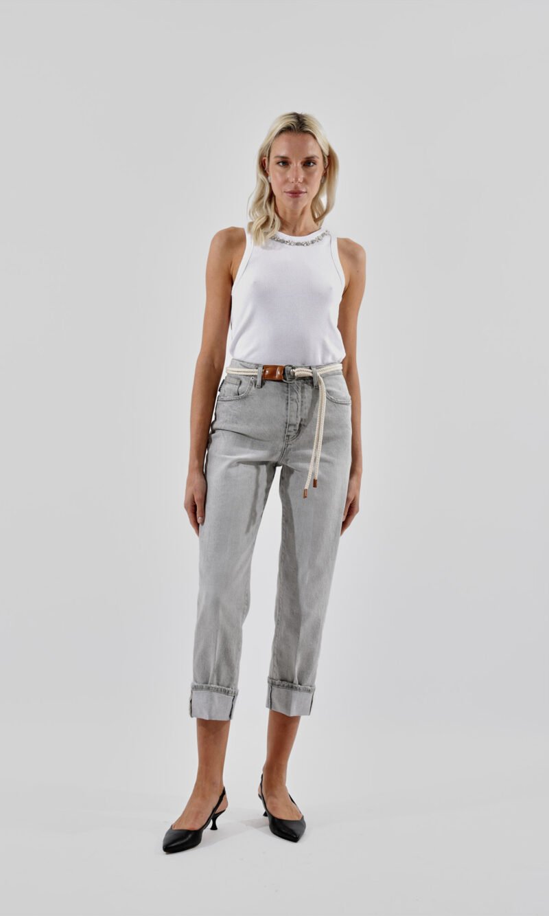 Jeans Mandy denim grigio - HaveOne