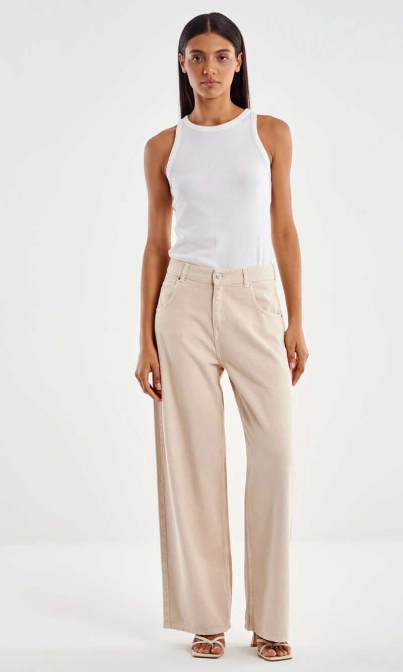 Jeans Mia Relaxed beige - Vivolo